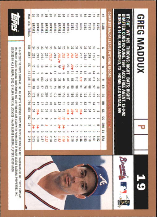 2002 Topps Opening Day Baseball - Picture 29 of 284