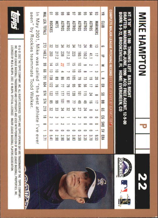 2002 Topps Opening Day Baseball - Picture 35 of 284