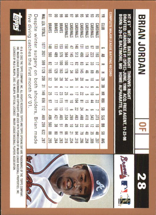 2002 Topps Opening Day Baseball - Picture 47 of 284