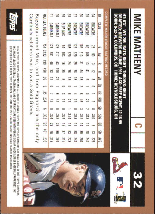 2002 Topps Opening Day Baseball - Picture 55 of 284