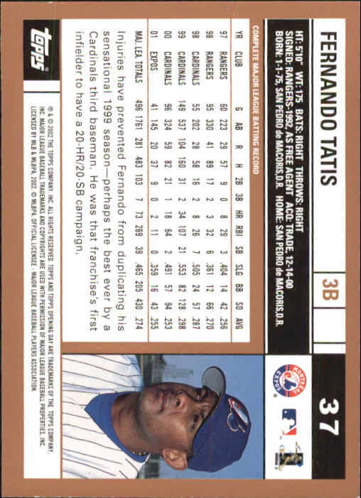 2002 Topps Opening Day Baseball - Picture 63 of 284
