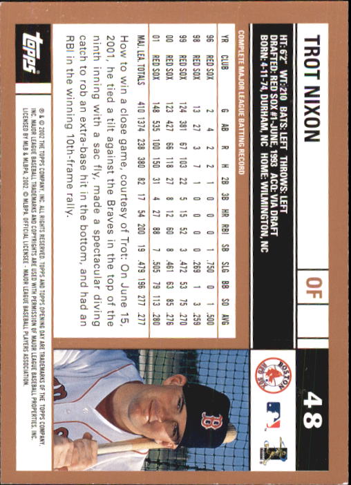 2002 Topps Opening Day Baseball - Picture 85 of 284
