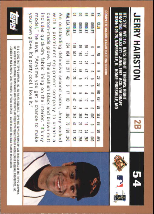 2002 Topps Opening Day Baseball - Picture 92 of 284