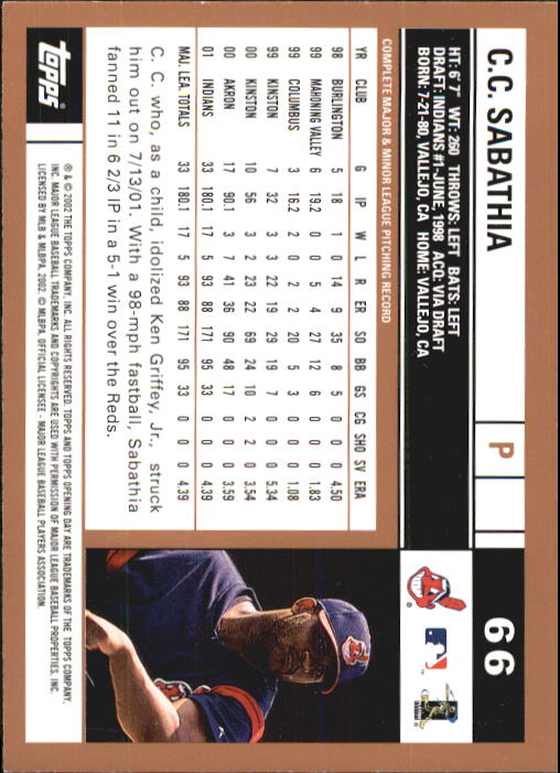 2002 Topps Opening Day Baseball - Picture 114 of 284