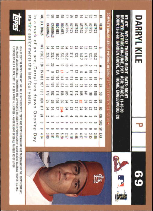 2002 Topps Opening Day Baseball - Picture 118 of 284