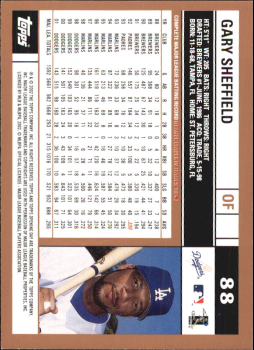 2002 Topps Opening Day Baseball - Picture 148 of 284