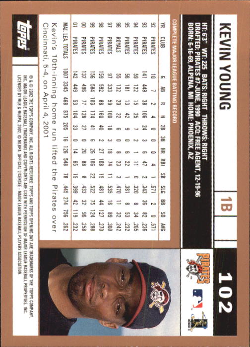 2002 Topps Opening Day Baseball - Picture 172 of 284