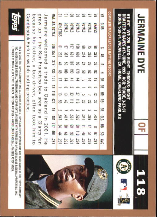 2002 Topps Opening Day Baseball - Picture 194 of 284