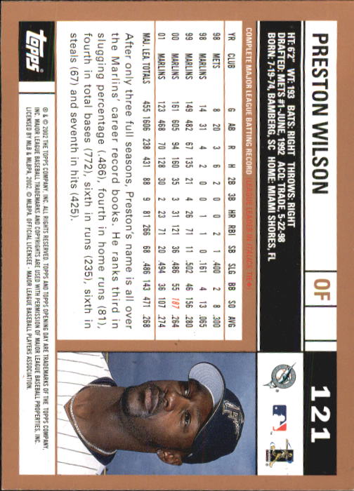 2002 Topps Opening Day Baseball - Picture 200 of 284