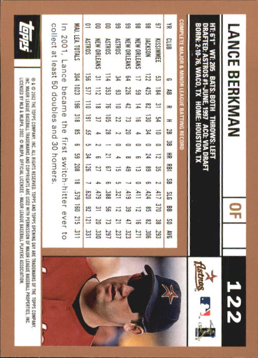 2002 Topps Opening Day Baseball - Picture 202 of 284