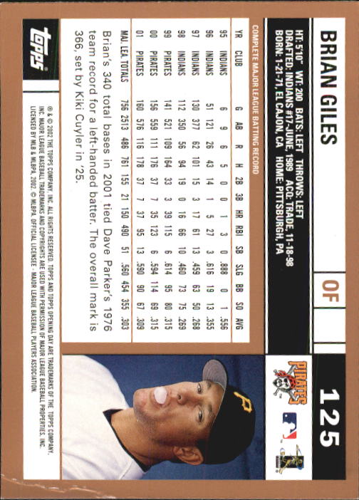 2002 Topps Opening Day Baseball - Picture 208 of 284