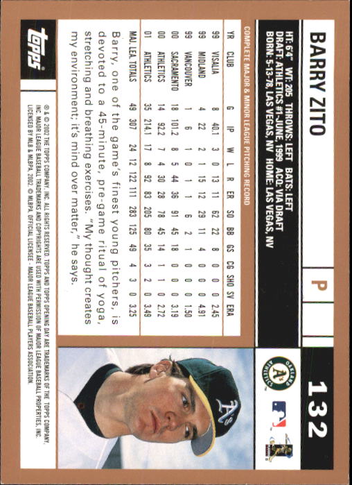 2002 Topps Opening Day Baseball - Picture 222 of 284