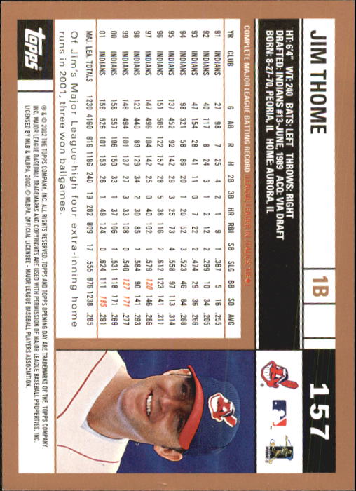 2002 Topps Opening Day Baseball - Picture 270 of 284
