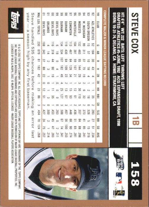 2002 Topps Opening Day Baseball - Picture 272 of 284