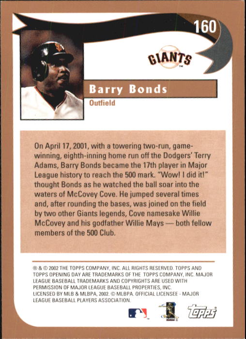 2002 Topps Opening Day Baseball - Picture 276 of 284