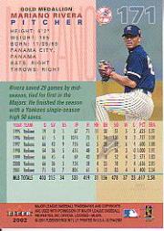 2002 Ultra (Fleer) Baseball "Gold Medallion" Parallel Cards - Picture 153 of 201