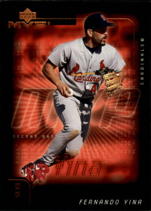 2002 Upper Deck MVP Baseball Card Pick