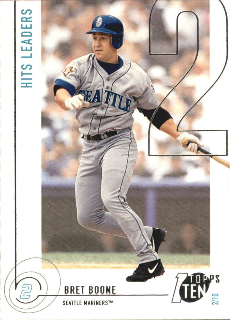 2002 Topps Ten Baseball Card Singles YOU PICK CARDS 