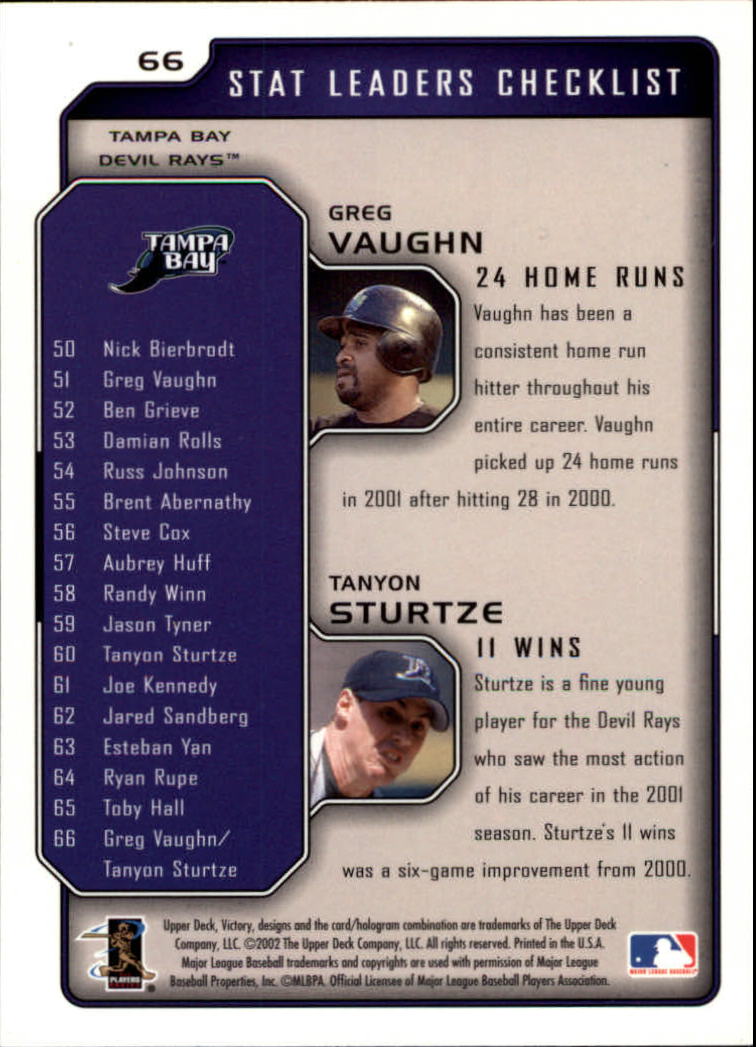 2002 Upper Deck Victory Baseball Card Pick 1-250