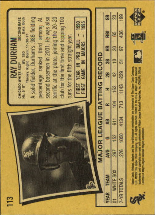 2002 Upper Deck Vintage Baseball Card Pick - Picture 19 of 352