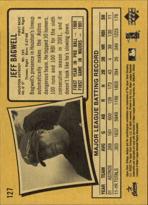 2002 Upper Deck Vintage Baseball Card Pick - Picture 43 of 352