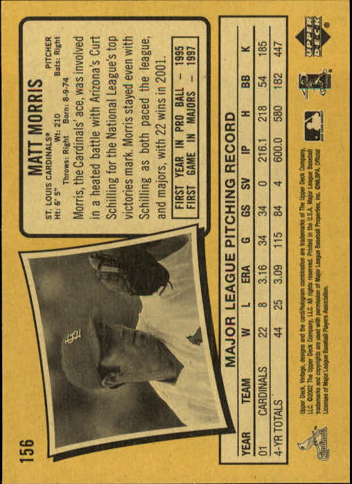 2002 Upper Deck Vintage Baseball Card Pick - Picture 89 of 352