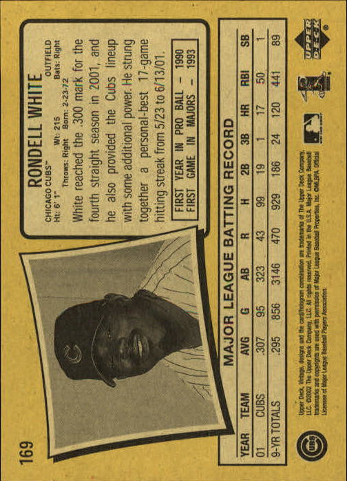 2002 Upper Deck Vintage Baseball Card Pick - Picture 113 of 352