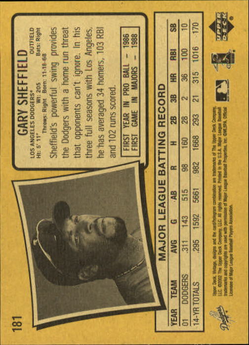 2002 Upper Deck Vintage Baseball Card Pick - Picture 133 of 352