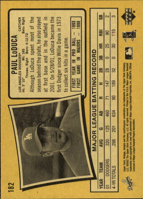 2002 Upper Deck Vintage Baseball Card Pick - Picture 135 of 352