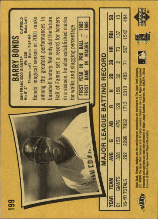 2002 Upper Deck Vintage Baseball Card Pick - Picture 167 of 352