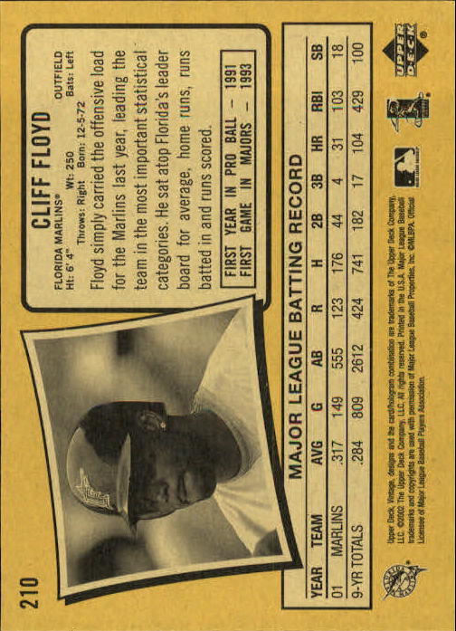 2002 Upper Deck Vintage Baseball Card Pick - Picture 189 of 352