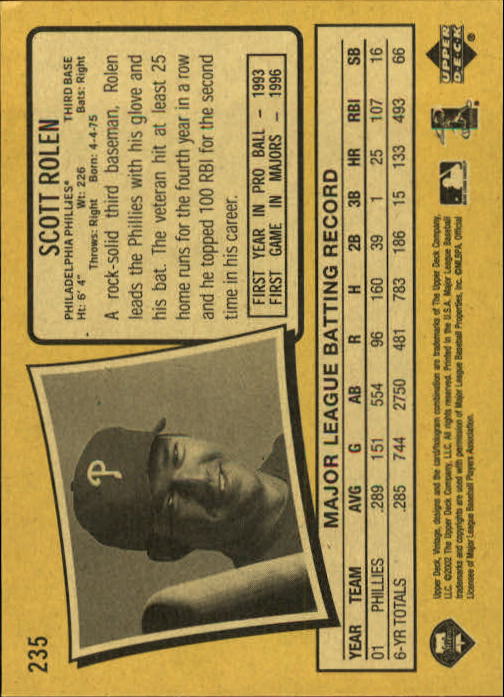 2002 Upper Deck Vintage Baseball Card Pick - Picture 236 of 352