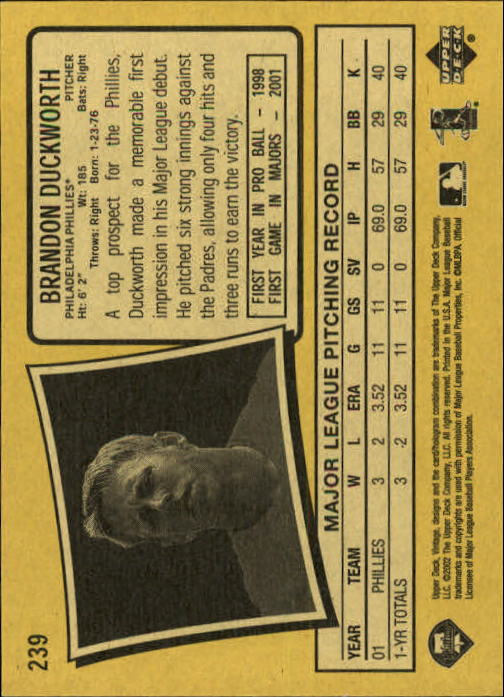 2002 Upper Deck Vintage Baseball Card Pick - Picture 244 of 352