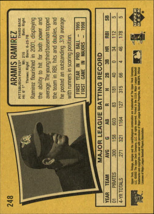 2002 Upper Deck Vintage Baseball Card Pick - Picture 260 of 352