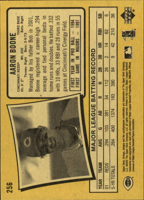 2002 Upper Deck Vintage Baseball Card Pick - Picture 272 of 352