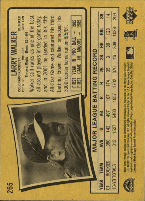 2002 Upper Deck Vintage Baseball Card Pick - Picture 288 of 352