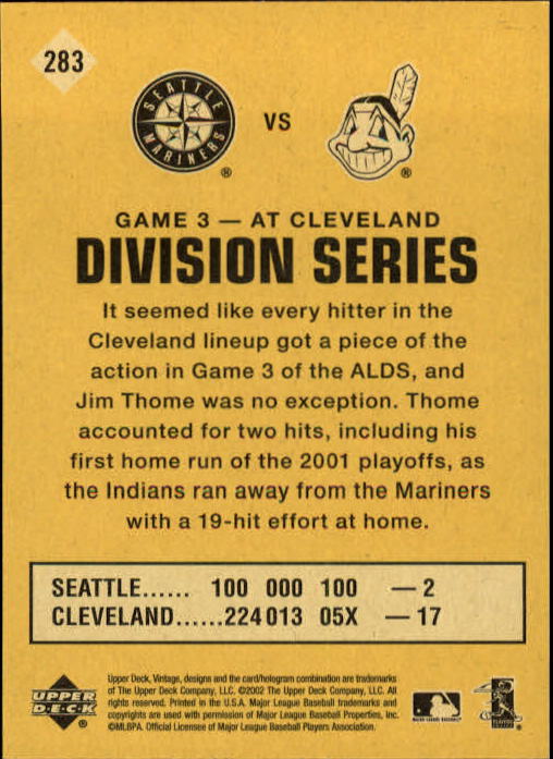 2002 Upper Deck Vintage Baseball Card Pick - Picture 320 of 352