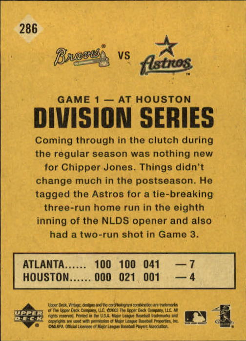 2002 Upper Deck Vintage Baseball Card Pick - Picture 326 of 352