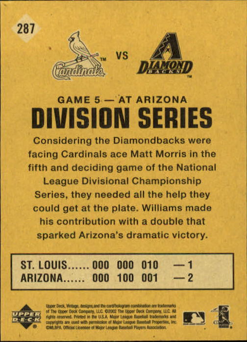 2002 Upper Deck Vintage Baseball Card Pick - Picture 328 of 352