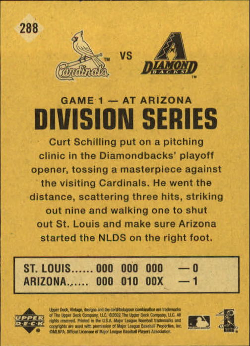 2002 Upper Deck Vintage Baseball Card Pick - Picture 330 of 352