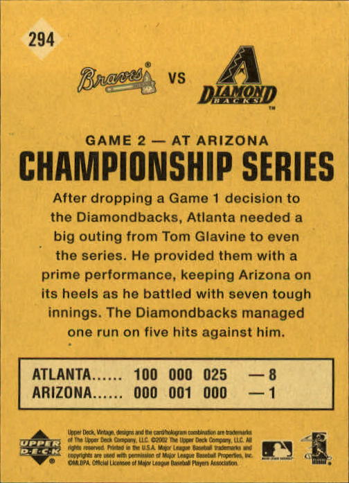 2002 Upper Deck Vintage Baseball Card Pick - Picture 340 of 352