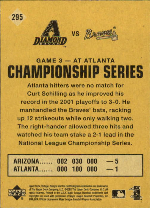 2002 Upper Deck Vintage Baseball Card Pick - Picture 342 of 352