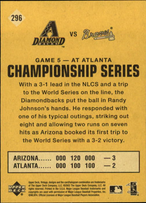 2002 Upper Deck Vintage Baseball Card Pick - Picture 344 of 352