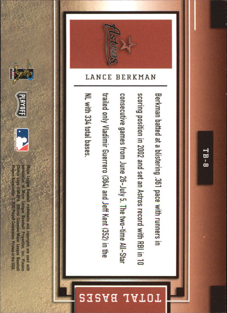 2003 Absolute Memorabilia Baseball "Insert and Insert Parallel" Cards - Picture 43 of 49