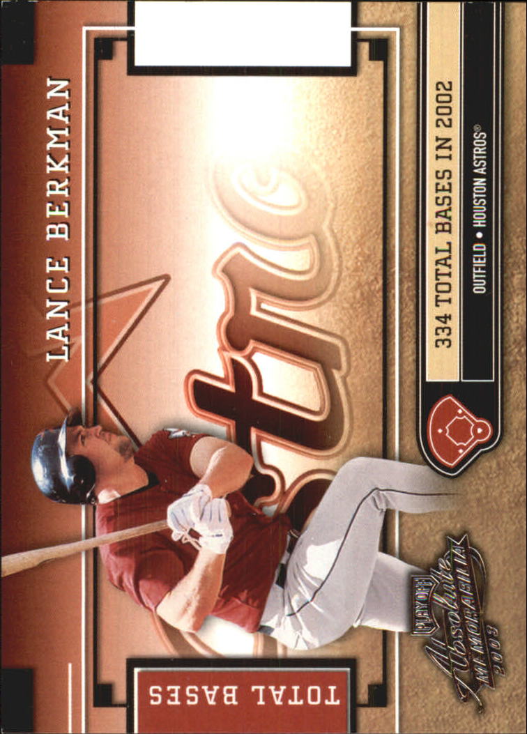 2003 Absolute Memorabilia Baseball "Insert and Insert Parallel" Cards - Picture 42 of 49