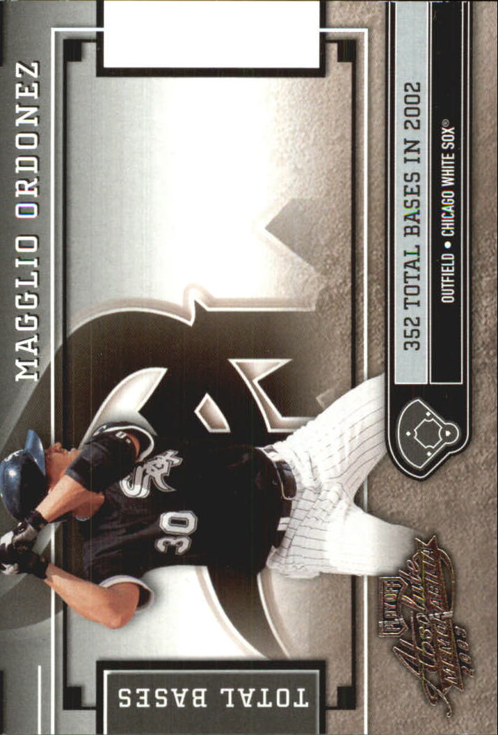 2003 Absolute Memorabilia Baseball "Insert and Insert Parallel" Cards - Picture 44 of 49
