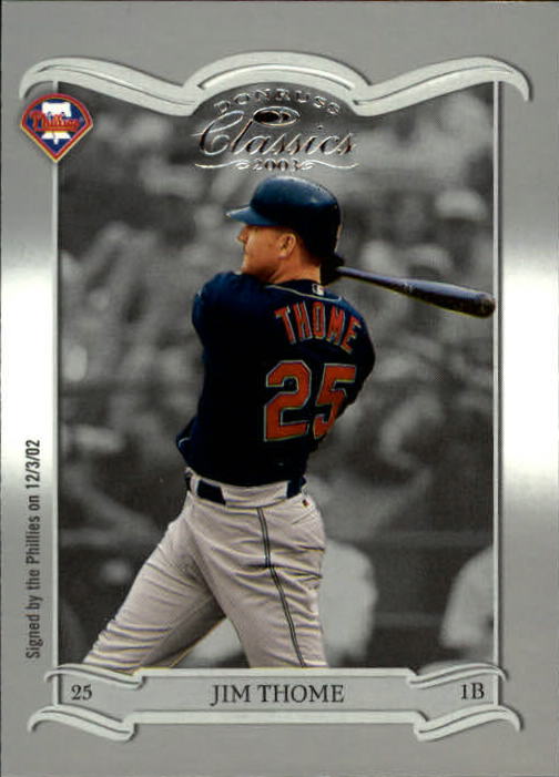 2003 Donruss Classics Baseball "Main Set" Cards #1 to #208 - Picture 74 of 227
