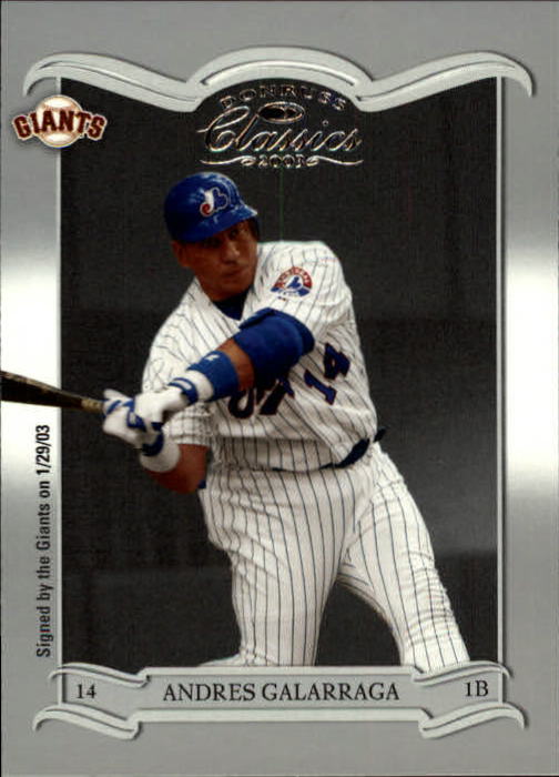 2003 Donruss Classics Baseball "Main Set" Cards #1 to #208 - Picture 86 of 227