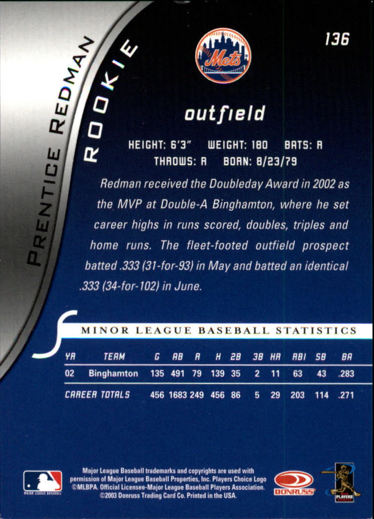2003 Donruss Signature Baseball "Main Set" Cards - Picture 41 of 47
