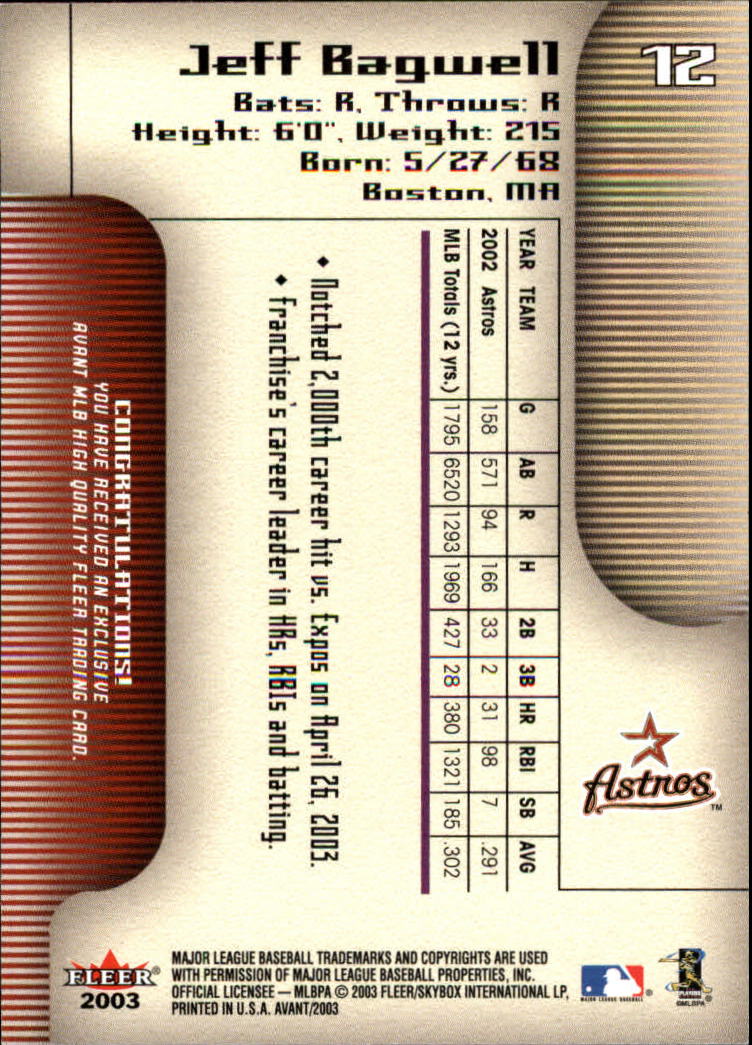 2003 Fleer Avant Baseball "Main Set" Cards #1 to #87 - Picture 22 of 130